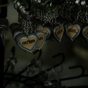 Heart Photo Keychain