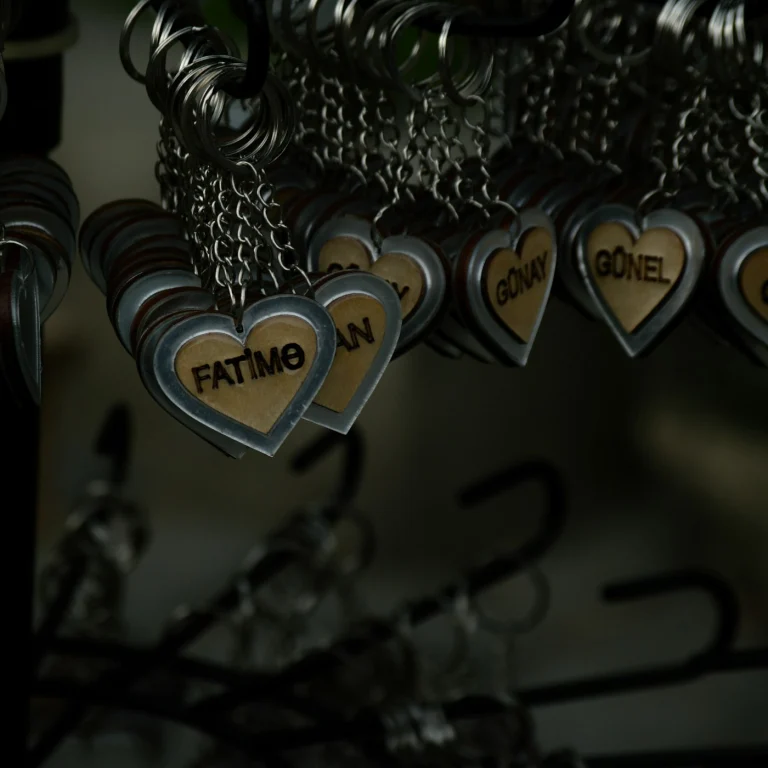 Heart Photo Keychain