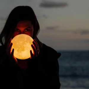 3D Moon Lamp with Photo – view 2