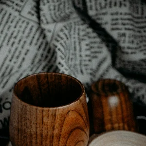 Engraved Wooden Coaster Set
