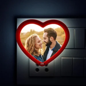 Personalized Heart Shape Night LED Lamp